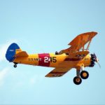 Biplane Flying